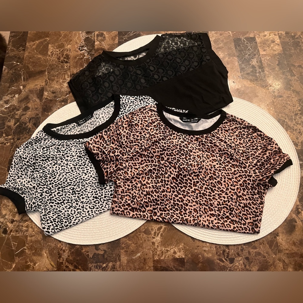 Bundle of SHEIN tops XS-small ❤️🖤